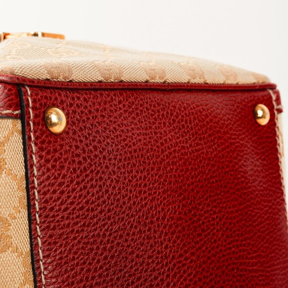 Gucci Aviatrix Guccissima Hysteria Leather-Trimmed Boston Bag - Picture 6 of 13